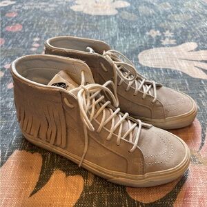 VANS fringe sneakers